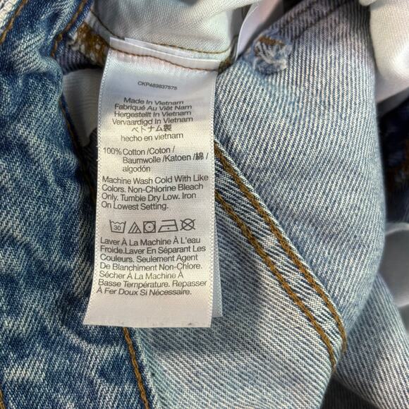 Madewell Darted Barrel Leg Jeans Oversize Baggy Denim Women's Size 24 - Picture 16 of 16